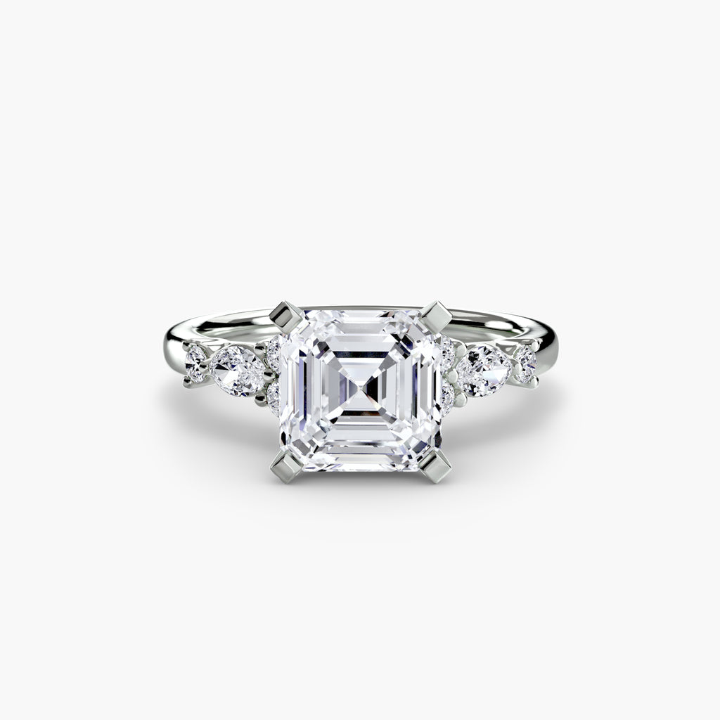 The Floral Accent Solitaire